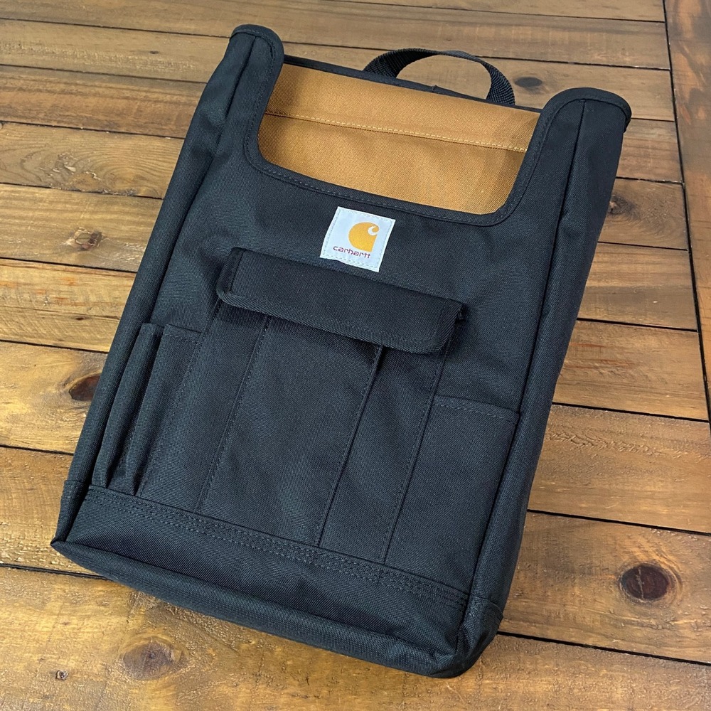 Carhartt Legacy Headrest Organizer Black Brown Tool Bag Vehicle Storage 100906
